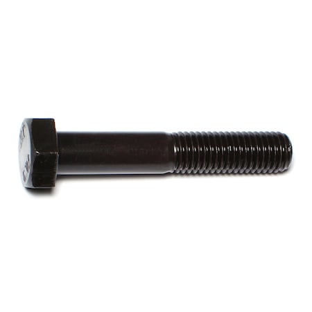 Class 10.9, M14-2.00 Hex Head Cap Screw, Plain Steel, 80 Mm L, 3 PK